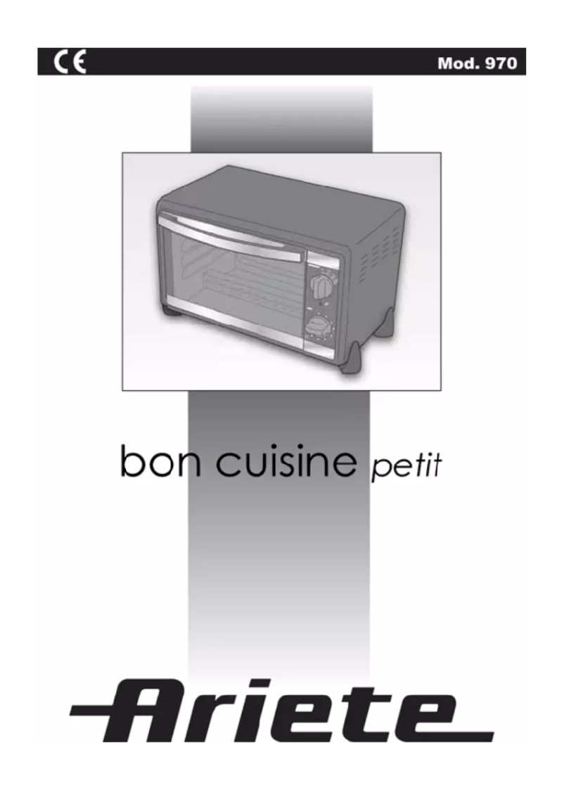 Página 1 del manual Manual de usuario Ariete Bon Cuisine Petit 970