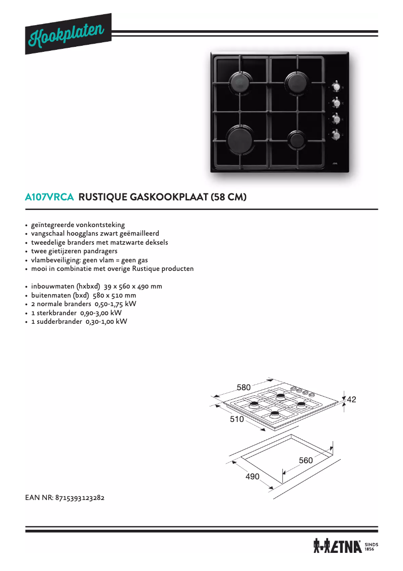 Imagen de la primera página del manual del dispositivo A107VRCA