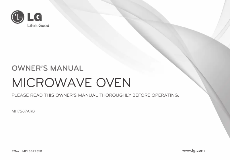 Imagen de la primera página del manual del dispositivo MH7587ARB