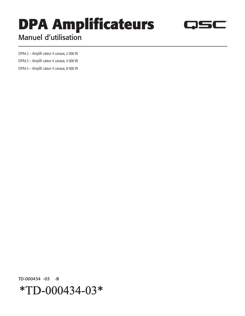 Imagen de la primera página del manual del dispositivo DPA 4.5