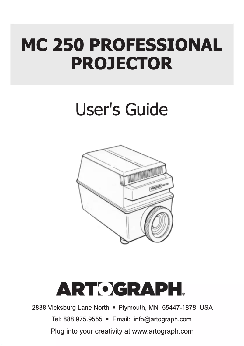 Imagen de la primera página del manual del dispositivo MC 250