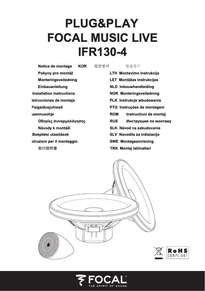 Página nº 1 - Manual de usuario Focal IFR 130-4