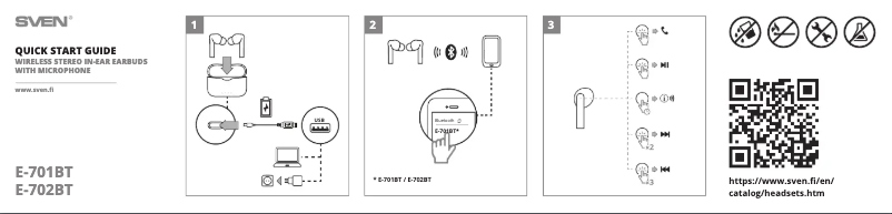Imagen de la primera página del manual del dispositivo E-702BT