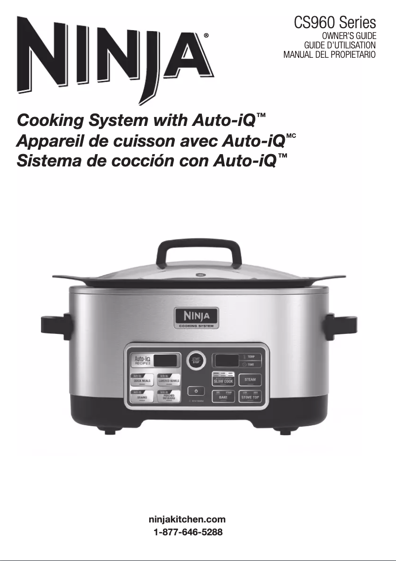 Imagen de la primera página del manual del dispositivo Auto-IQ CS960