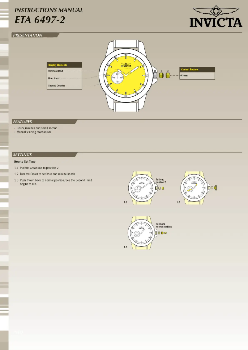 Imagen de la primera página del manual del dispositivo Russian Diver 16366
