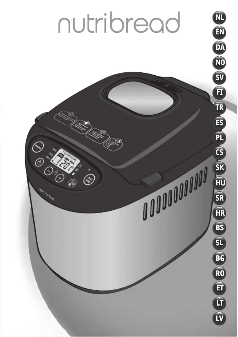 Imagen de la primera página del manual del dispositivo Nutribread PF311