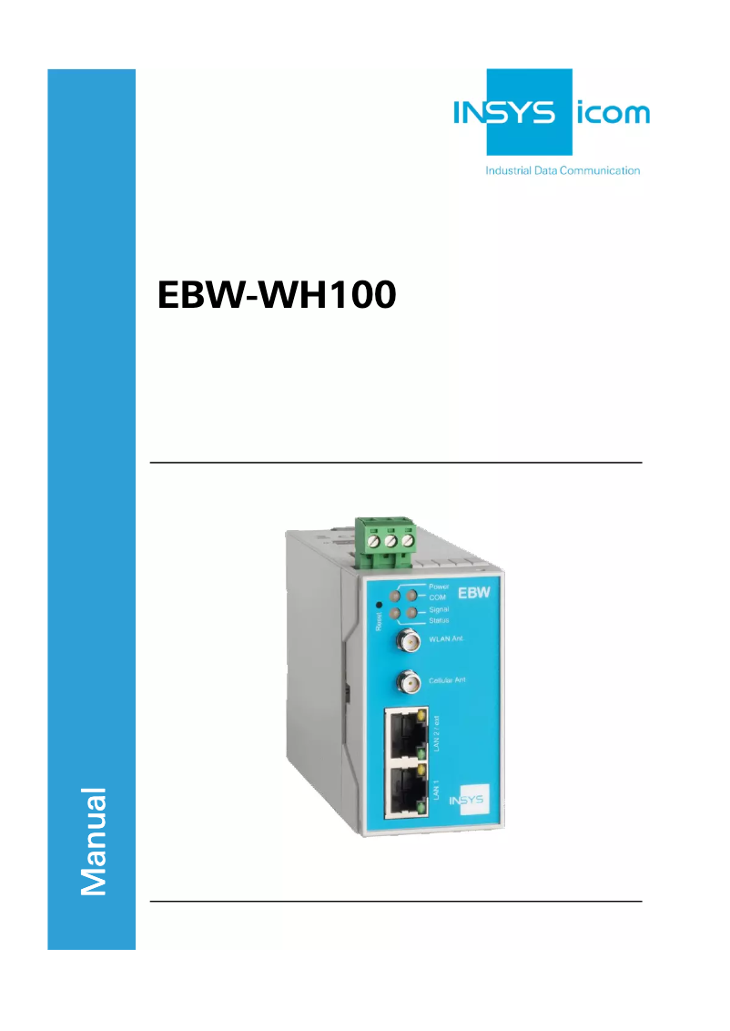 Página 1 del manual Manual de usuario Insys EBW-WH100