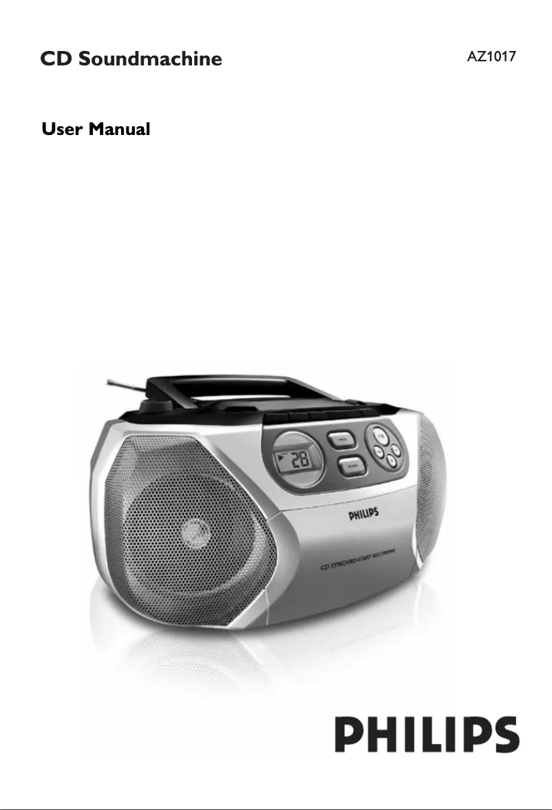 Imagen de la primera página del manual del dispositivo AZ1017