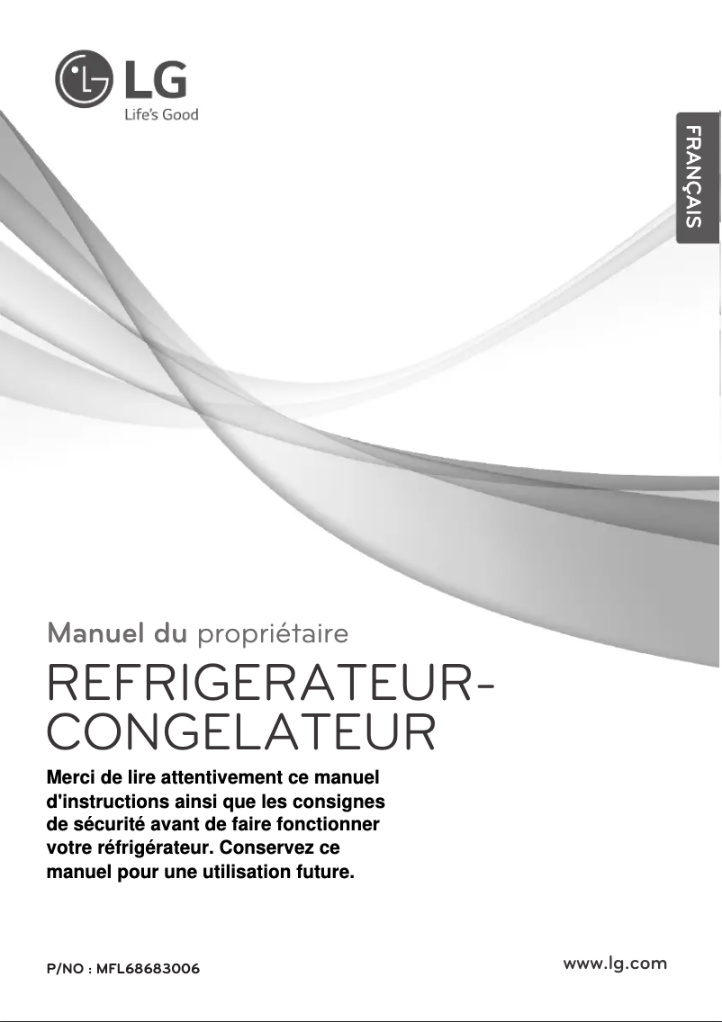 Imagen de la primera página del manual del dispositivo GR-B354SLCR