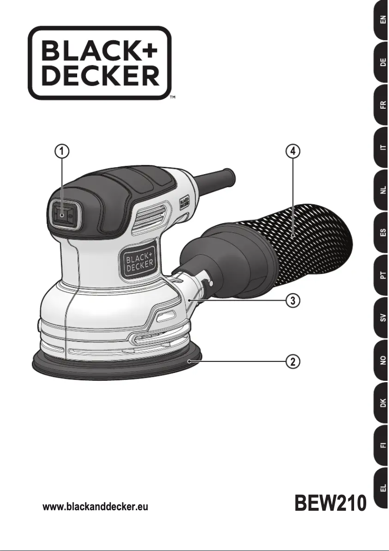 Página 1 del manual Manual de usuario Black & Decker BEW210