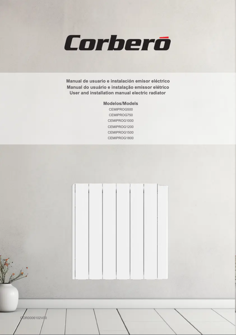 Imagen de la primera página del manual del dispositivo CEMIPROG1800