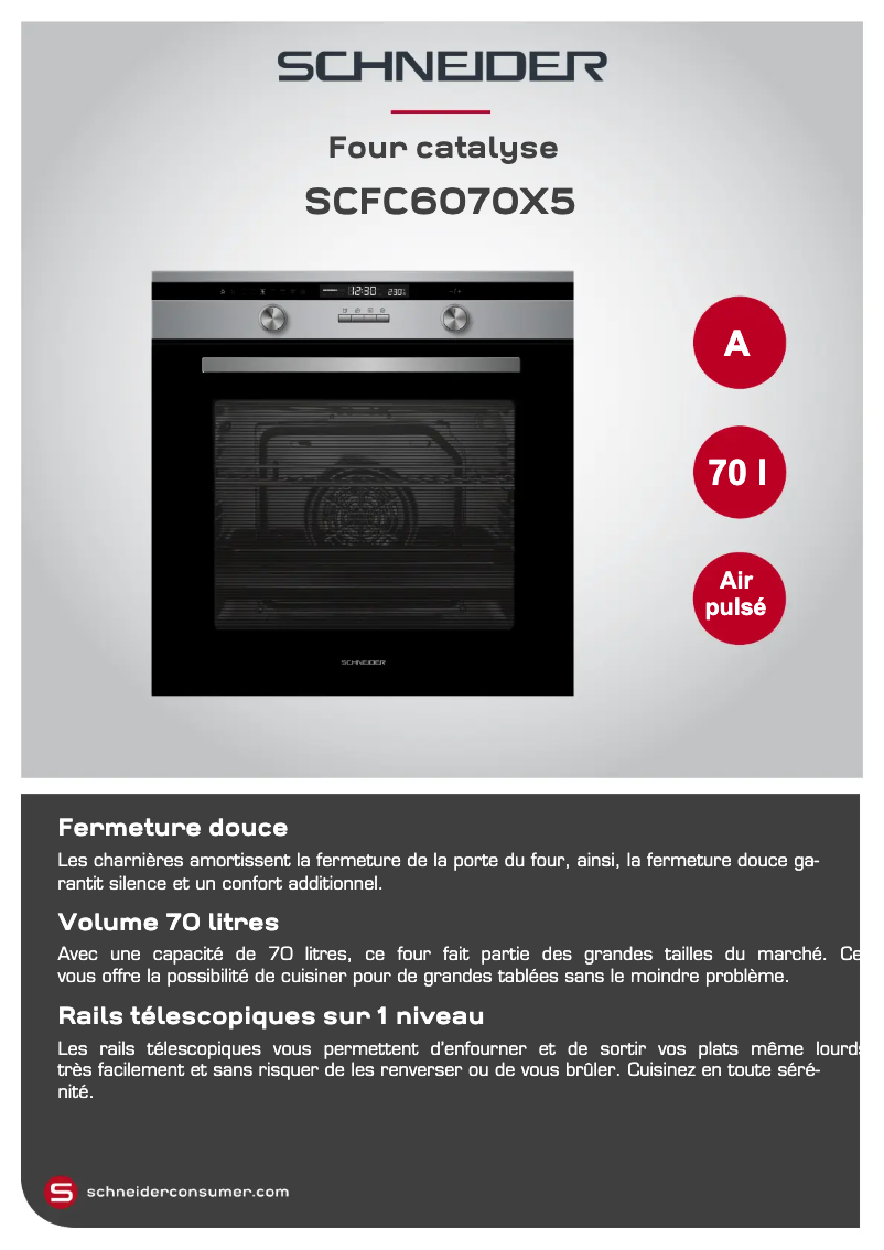 Imagen de la primera página del manual del dispositivo SCFC6070X5