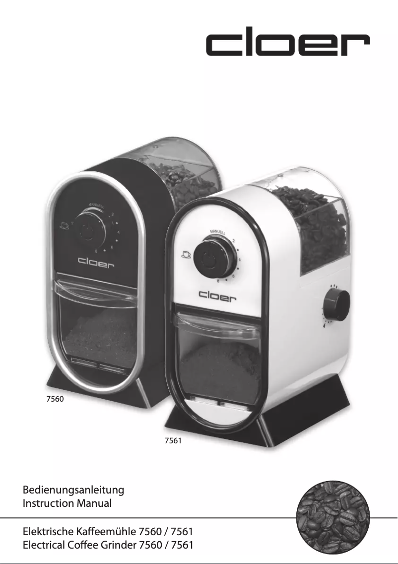 Imagen de la primera página del manual del dispositivo 7560