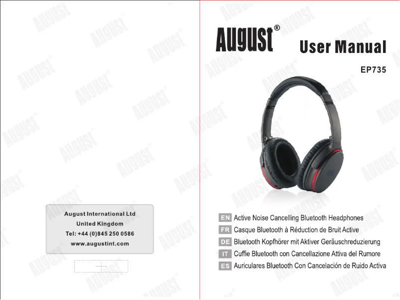 Imagen de la primera página del manual del dispositivo EP735