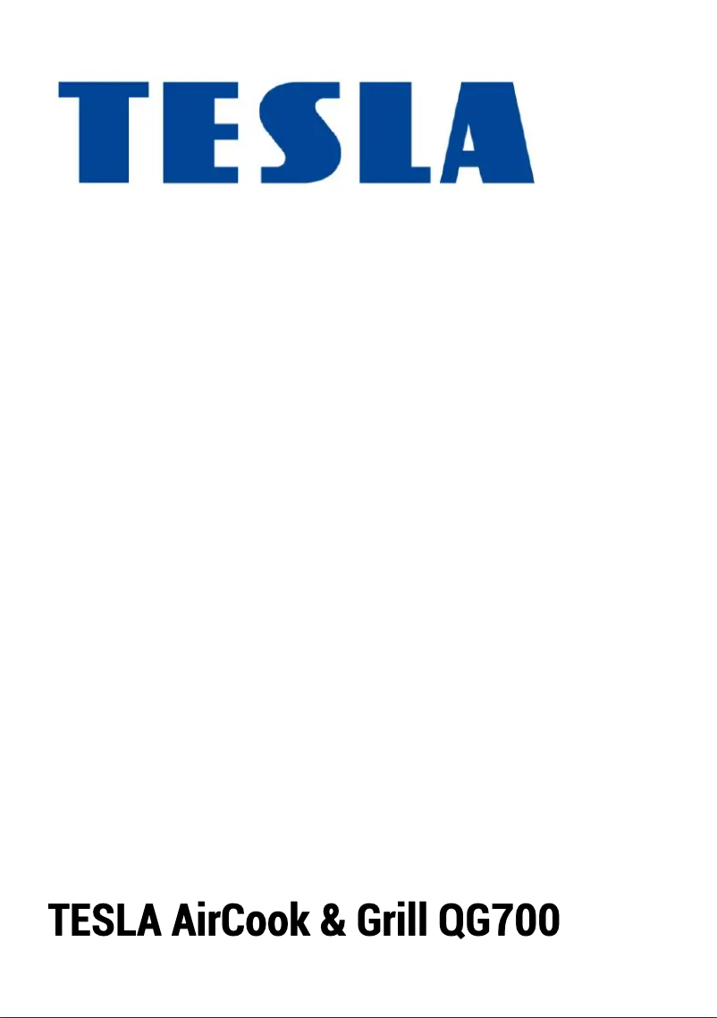 Página 1 del manual Manual de usuario Tesla AirCook & Grill QG700