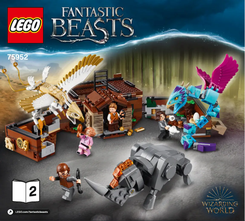 Página 1 del manual Manual de usuario Lego Harry Potter Fantasticbeasts 75952