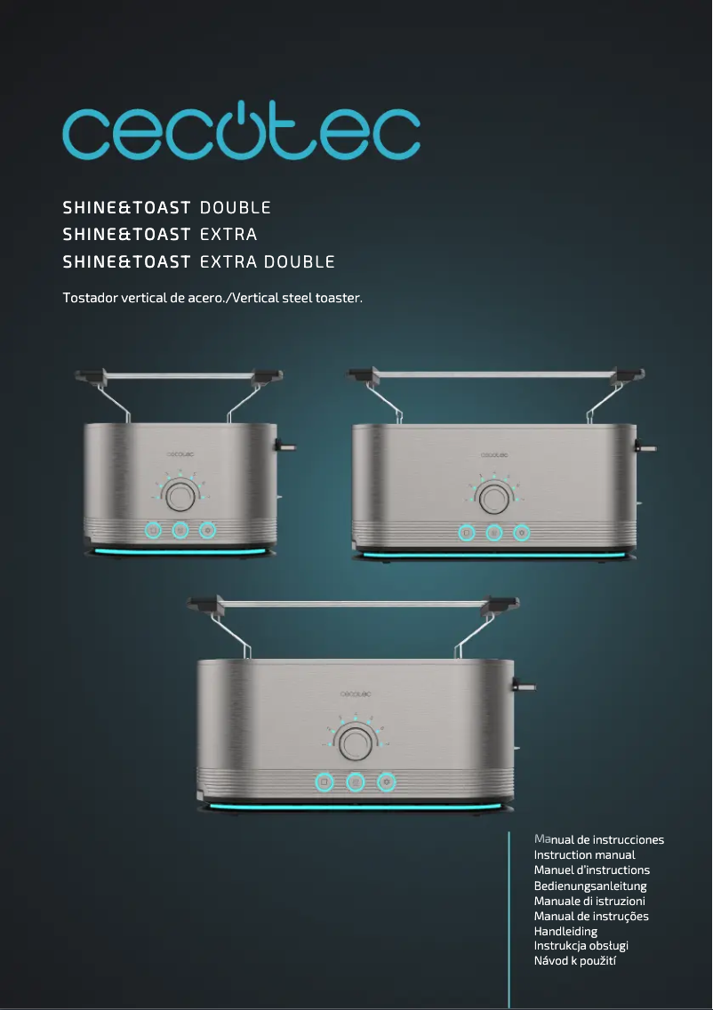 Imagen de la primera página del manual del dispositivo Shine&Toast Extra Double