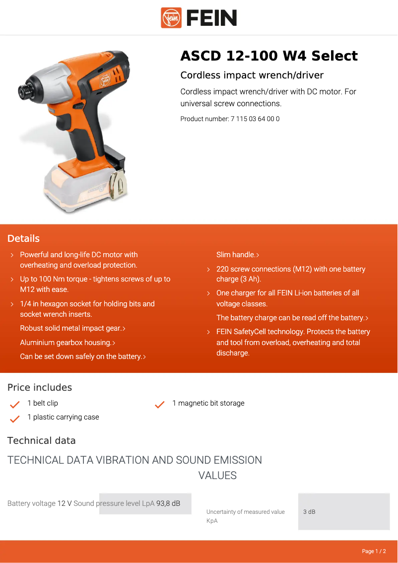 Imagen de la primera página del manual del dispositivo ASCD 12-100 W4 Select