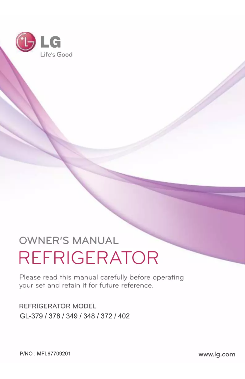 Imagen de la primera página del manual del dispositivo GL-P372RSJM