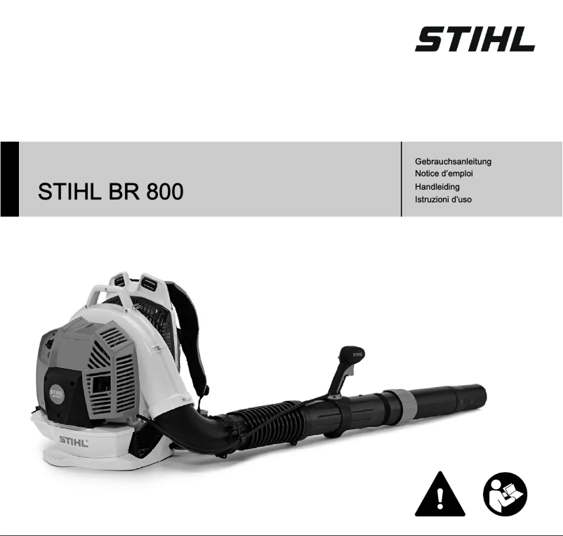 Página 1 del manual Manual de usuario Stihl BR 800