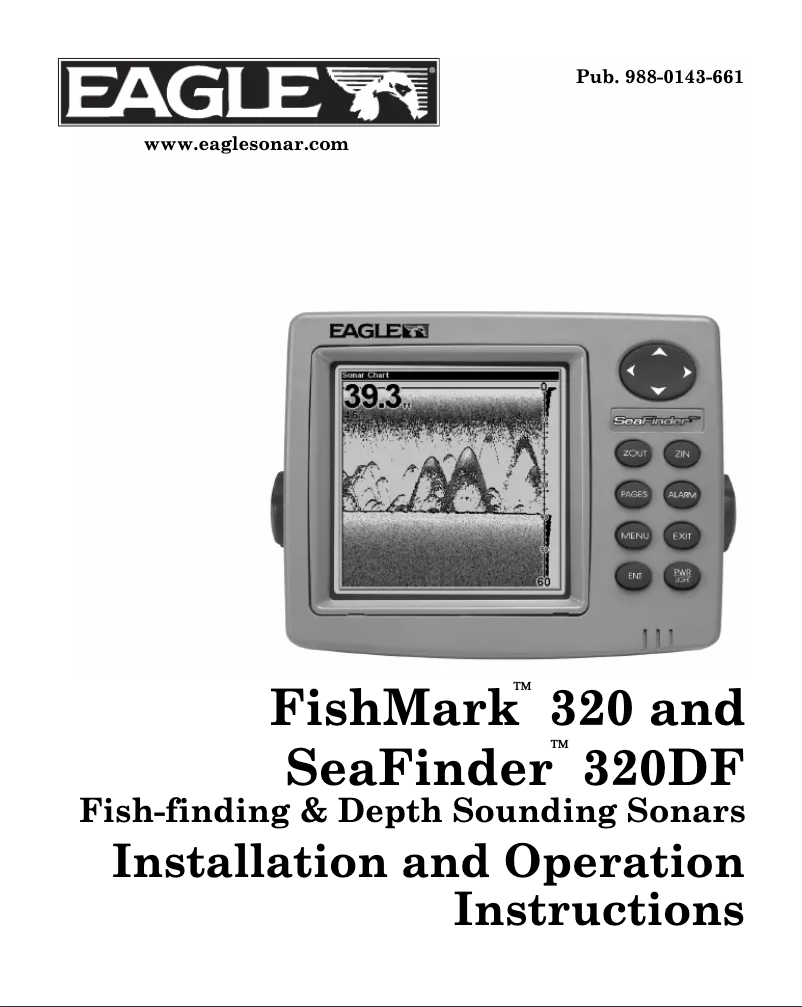 Página 1 del manual Manual de usuario Eagle FishMark 320