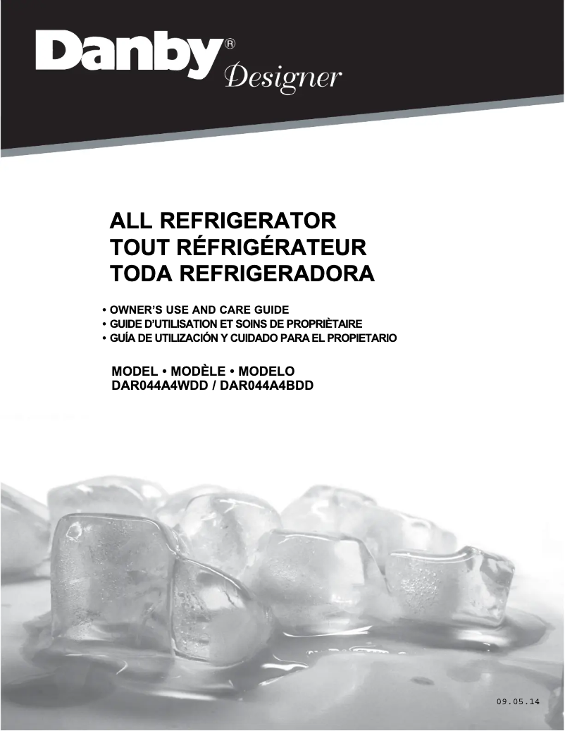 Página nº 1 - Manual de usuario Danby DAR044A4BDD-3