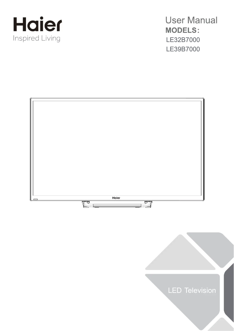 Página 1 del manual Manual de usuario Haier LE40B7000
