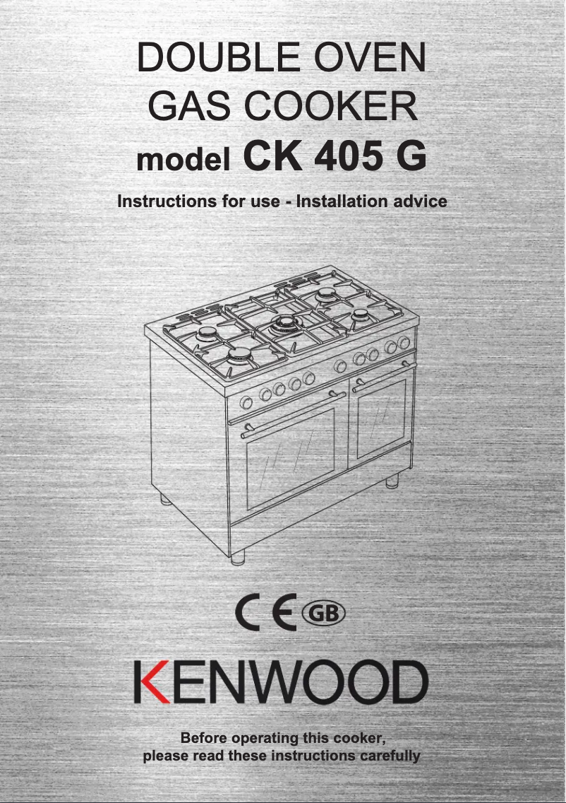 Página 1 del manual Manual de usuario Kenwood CK 405 G