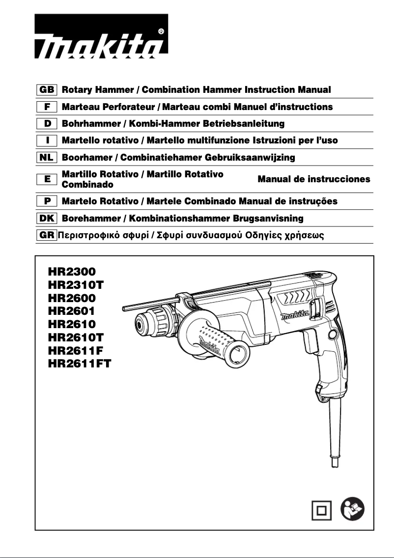 Página 1 del manual Manual de usuario Makita HR2601