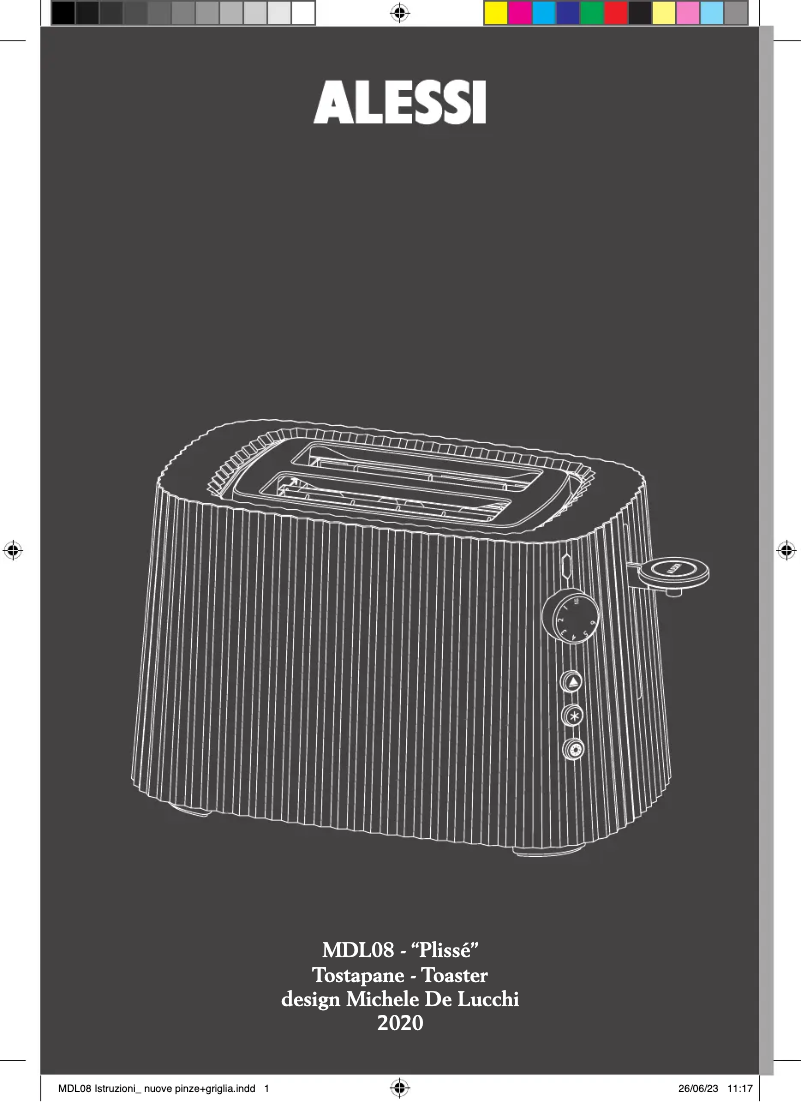 Imagen de la primera página del manual del dispositivo Plissé MDL08