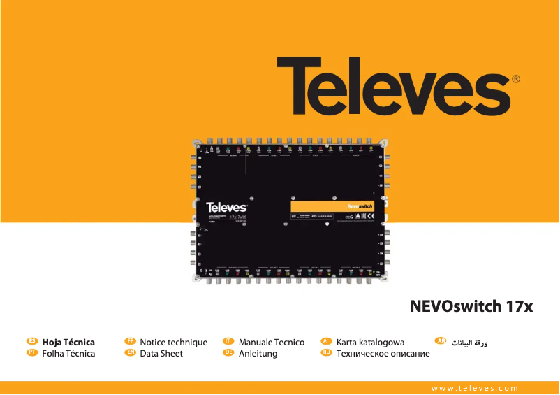 Página 1 del manual Manual de usuario Televes NevoSwitch 714804