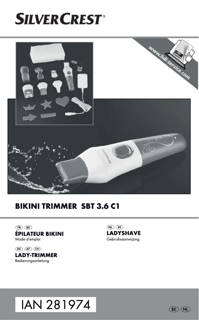 Imagen de la primera página del manual del dispositivo SBT 3.6 A1