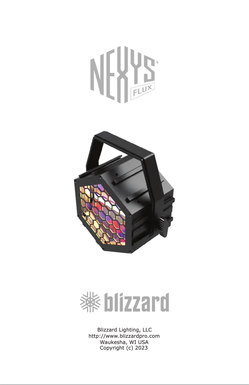 Imagen de la primera página del manual del dispositivo Nexys Flux