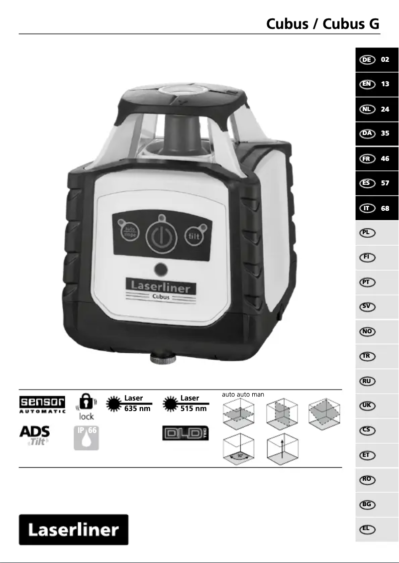 Imagen de la primera página del manual del dispositivo Cubus 110