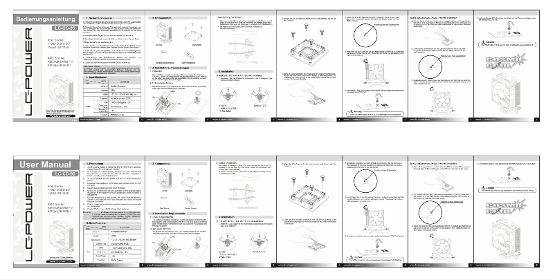Imagen de la primera página del manual del dispositivo LC-CC-95