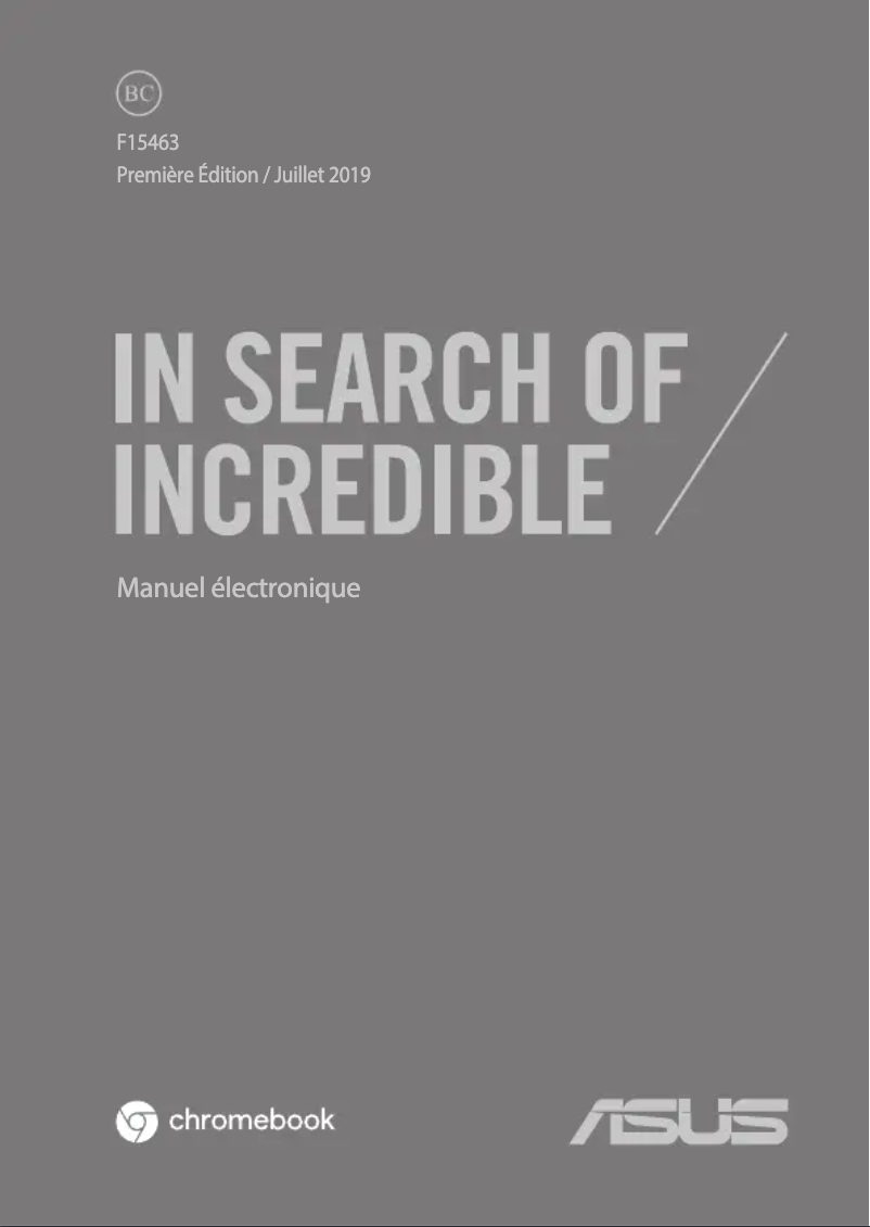 Página nº 1 - Manual de usuario Asus Chromebook C425