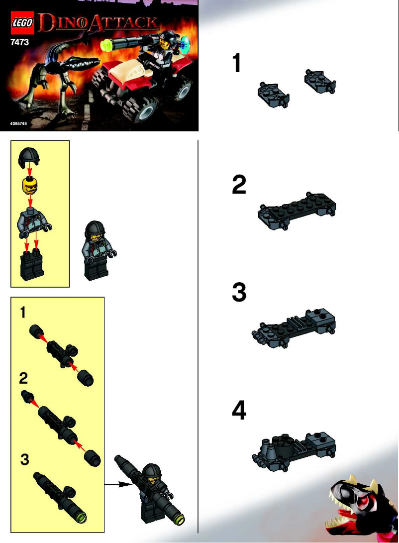 Imagen de la primera página del manual del dispositivo Street Sprinter versus Mutant Lizard