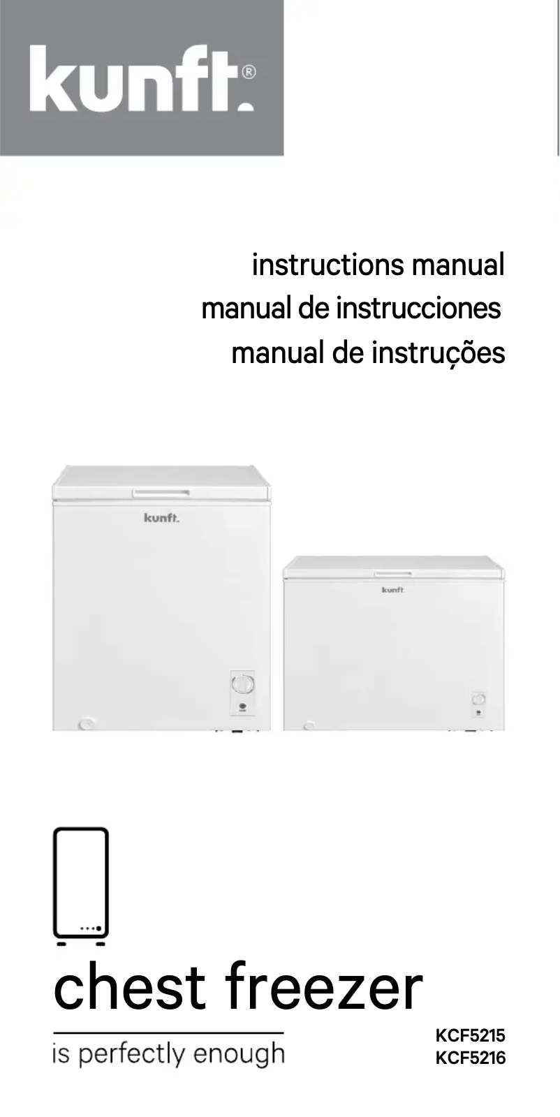 Imagen de la primera página del manual del dispositivo KCF5216