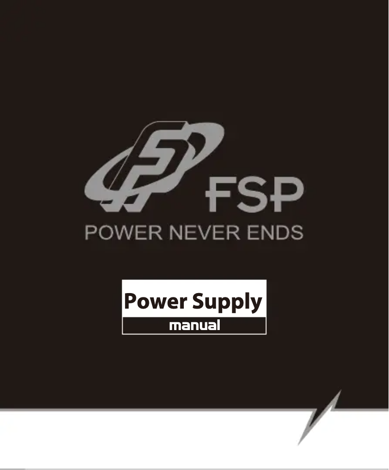 Página nº 1 - Manual de usuario FSP Hexa 85+ Pro 350W ATX 2.5