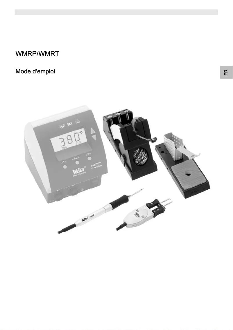 Imagen de la primera página del manual del dispositivo WMRP MS
