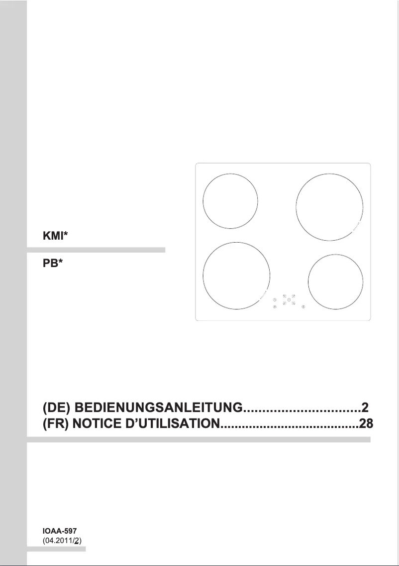 Página nº 1 - Manual de usuario Amica KMI 13295 F