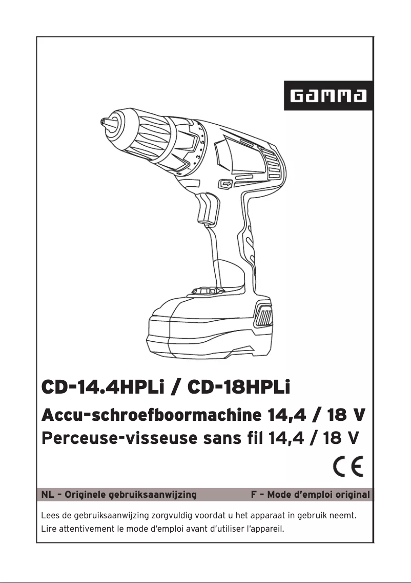 Imagen de la primera página del manual del dispositivo CD-14.4HPLi