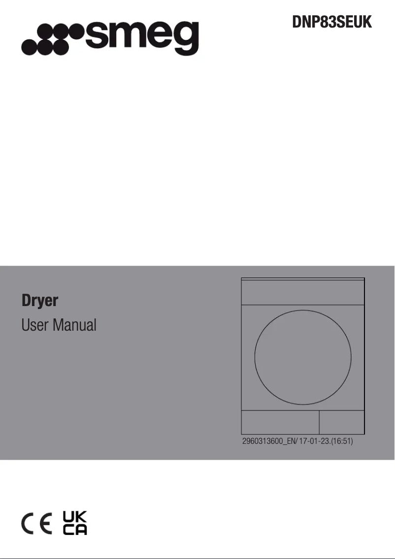 Página 1 del manual Ficha técnica Smeg DNP83SEUK