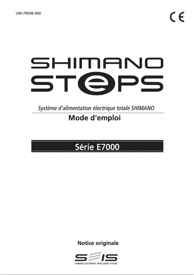 Página 1 del manual Manual de usuario Shimano DU-E7000