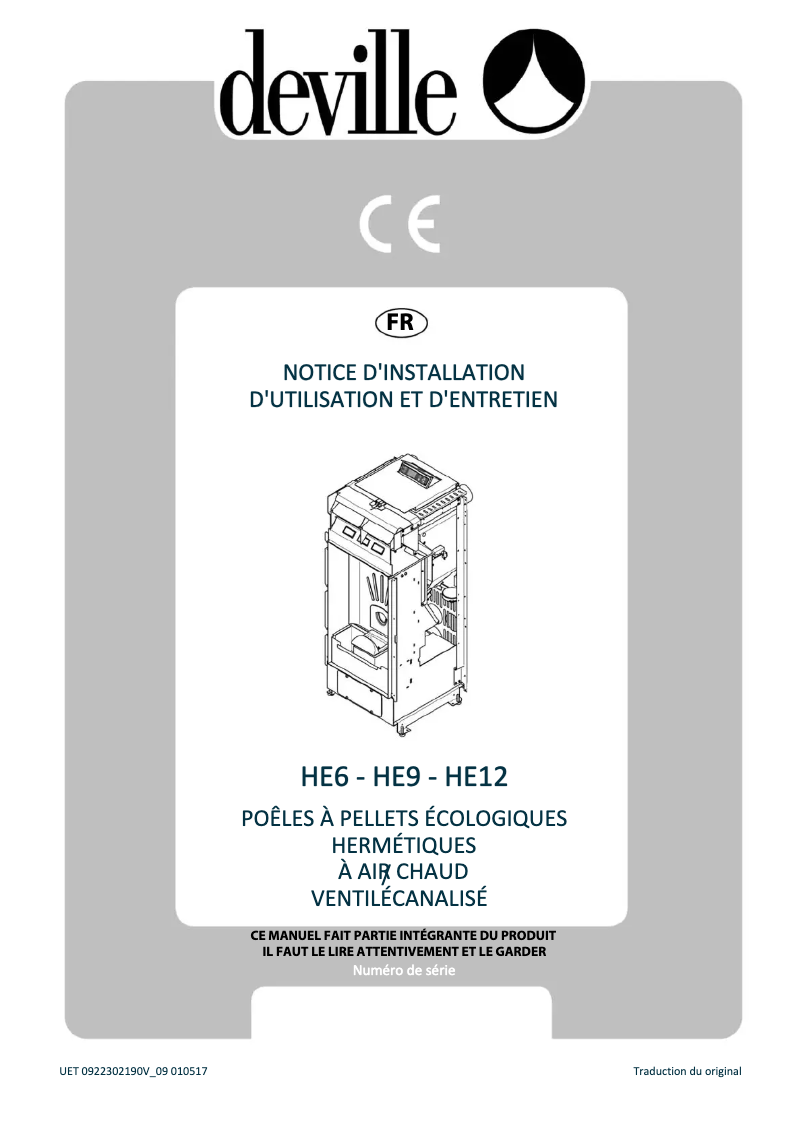 Imagen de la primera página del manual del dispositivo HE6