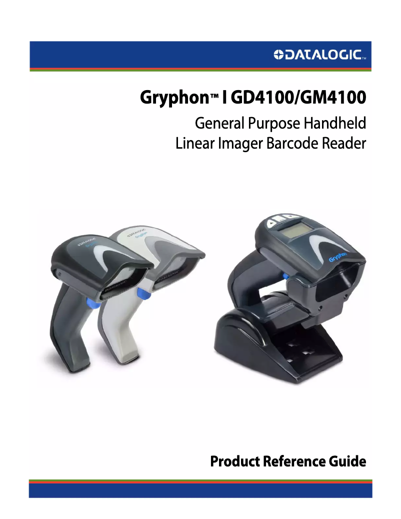 Página nº 1 - Manual de usuario Datalogic Gryphon GD4130