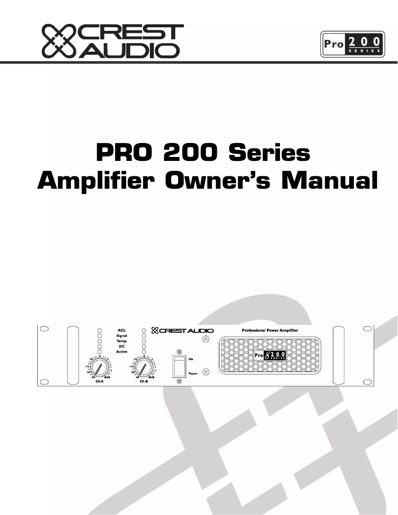 Imagen de la primera página del manual del dispositivo Pro 9200
