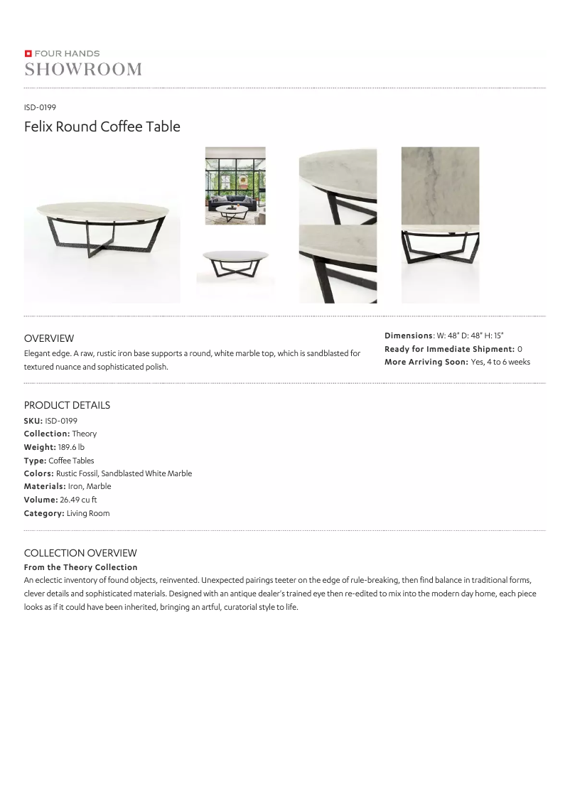 Página 1 del manual Manual de usuario Four Hands ISD-0199