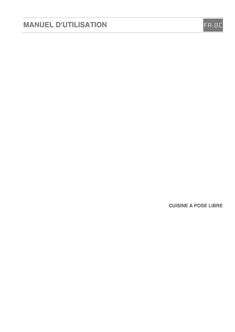 Imagen de la primera página del manual del dispositivo SUK62CBL8