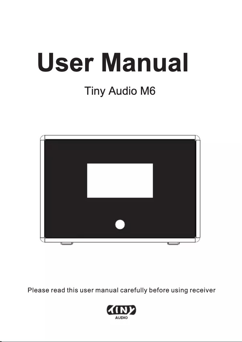Página nº 1 - Manual de usuario Tiny Audio M6